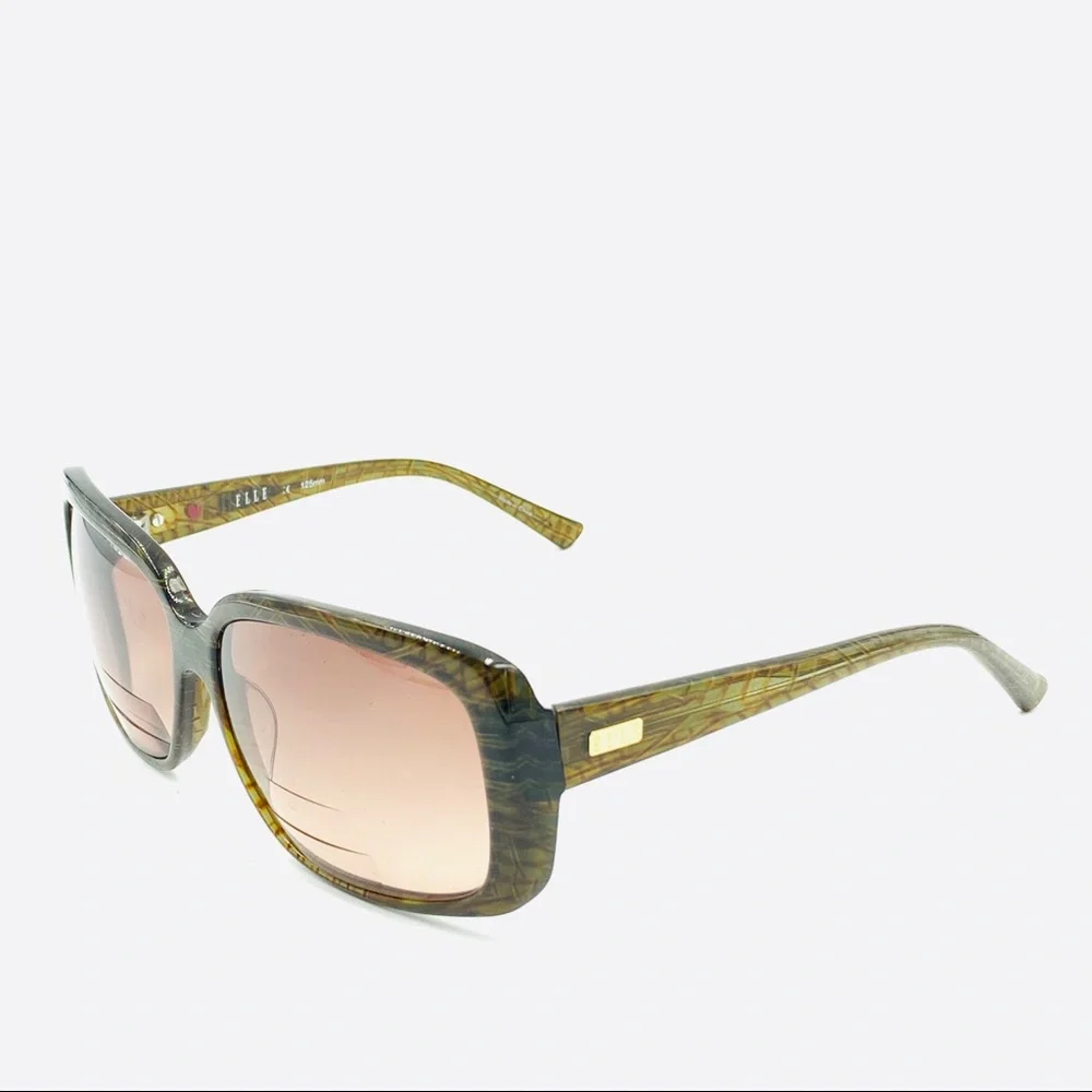 Elle ELI8900 Brown Oval Sunglasses Frames